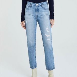 AG Isabelle High-Rise Straight Crop